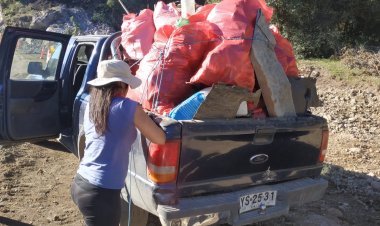 Más de 85 sacos de basura retiraron desde el Santuario Achibueno el Grupo Trekkeros Linares