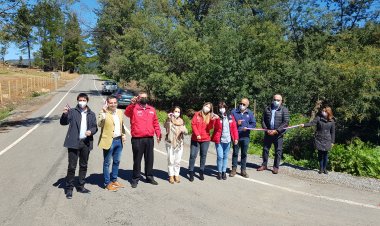 MOP inauguró dos importantes caminos rurales de la provincia de Cauquenes