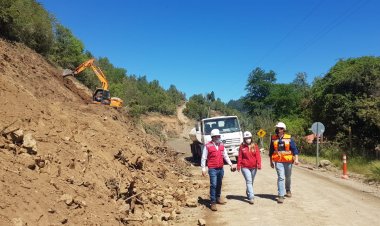 Avanza pavimentación de camino Peñasco-Pejerrey-Los Hualles al interior del Santuario Achibueno