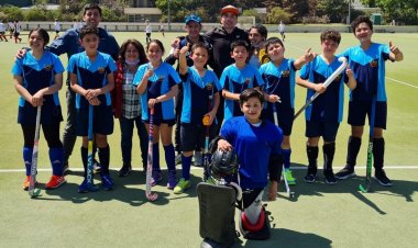 Linares brilla en el hockey sub-12 y obtiene el tercer lugar en Campeonato Regional realizado en Santiago