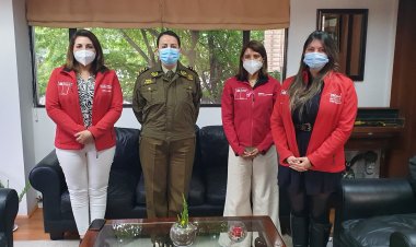 SernamEG Maule, Prodemu y Seremi de la Mujer oficializan alianza con Carabineros para reforzar atención a mujeres víctimas de violencia