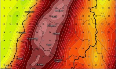 "Ola de calor" en el Maule