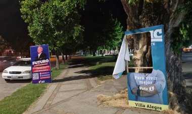 Comando Linares por Boric denunció destrucción de publicidad