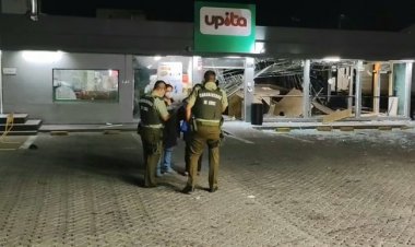 Sujetos robaron cajero automático en servicentro de la Ruta Cinco sur en las inmediaciones de Parral