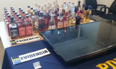 (VIDEO) Dos detenidos por receptación de licores y un televisor robados desde el famoso pub “La Dolce Vita”