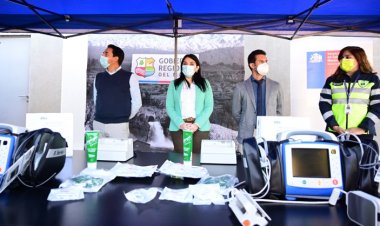 Gobierno Regional entregó equipamiento para pacientes críticos al SAMU Maule