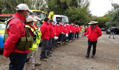 Colbún: presentan equipo de emergencia comuna