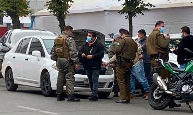 Carabineros detiene a dos sujetos por porte ilegal de elemento para la comisión de delitos