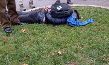 (VIDEO) Vecinos y apoderados frustran robo de automóvil de alta gama desde las inmediaciones del Colegio Alborada de Linares