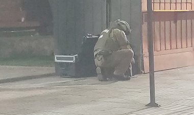 Termo con agua, cables y audífonos abandonados movilizaron al GOPE Maule anoche en el centro de Linares