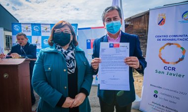 San Javier: alcalde Jorge Silva anunció ampliación del CCR tras recibir comodato del terreno
