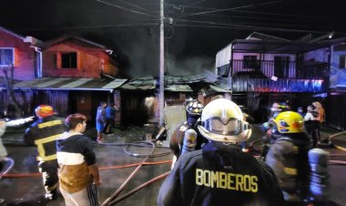 Tres viviendas afectadas deja nuevo incendio en el sector de Nuevo Amanecer