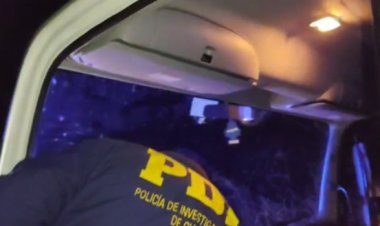 (VIDEO) PDI indaga millonario robo con intimidación que  afectó a conductor de camión