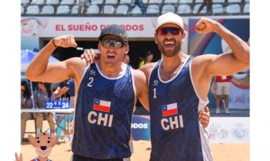 Gigantes: los primos Grimalt se consagran campeones en Paraguay y se convierten en la mejor dupla del Volley Playa en la historia de Chile