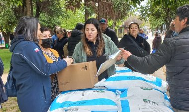 Usuarios de Indap de Villa Alegre recibieron fertilizantes de Siembra por Chile