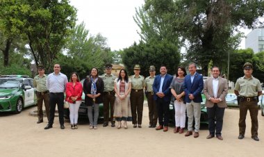 Carabineros recibe 12 nuevos vehículos para reforzar la seguridad en la región