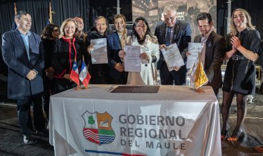 Gobernadora Regional firmó acuerdo de cooperación descentralizada con Región de La Borgoña Franche-Comte