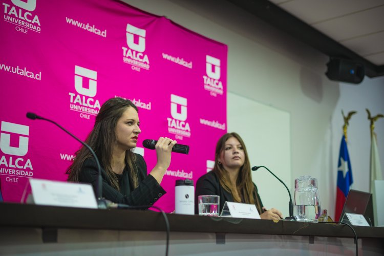 Irina Karamanos reflexionó en la UTalca sobre el feminismo en espacios de poder
