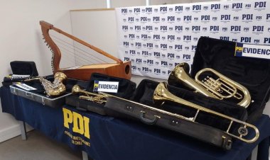 (VIDEO) Linares: PDI recuperó instrumentos musicales e hizo un llamado a la comunidad a reconocerlos