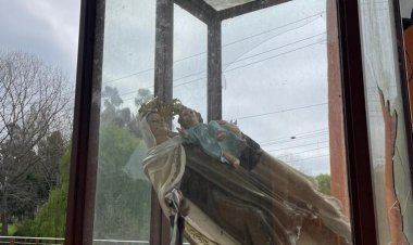 Vandalizan imagen de la Virgen del Carmen en comuna de Pelarco
