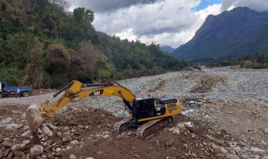 MOP inició construcción de un vado para el paso de vehículos hacia el sector de Chupallar en Linares