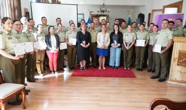 SernamEG Maule certifica a más de 100 carabineros de la región en técnicas para abordar la Violencia contra la Mujer