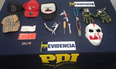 (VIDEO) BIRO de la PDI detiene en el centro de Linares a dos antisociales con 55 y 45 causas penales