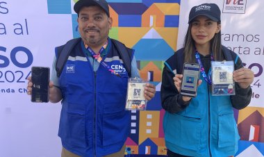 INE Maule presentó indumentaria y celulares que utilizarán los censistas en el CENSO 2024