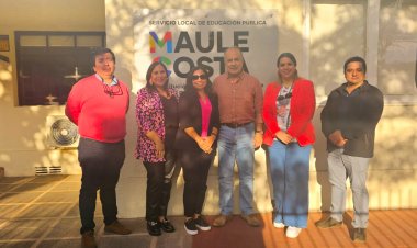 SLEP Maule Costa se reúne con Colegio de Profesores de Cauquenes