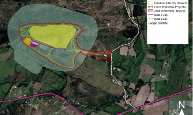 El cara y sello del proyecto Centro de Manejo de Residuos Piedra Larga