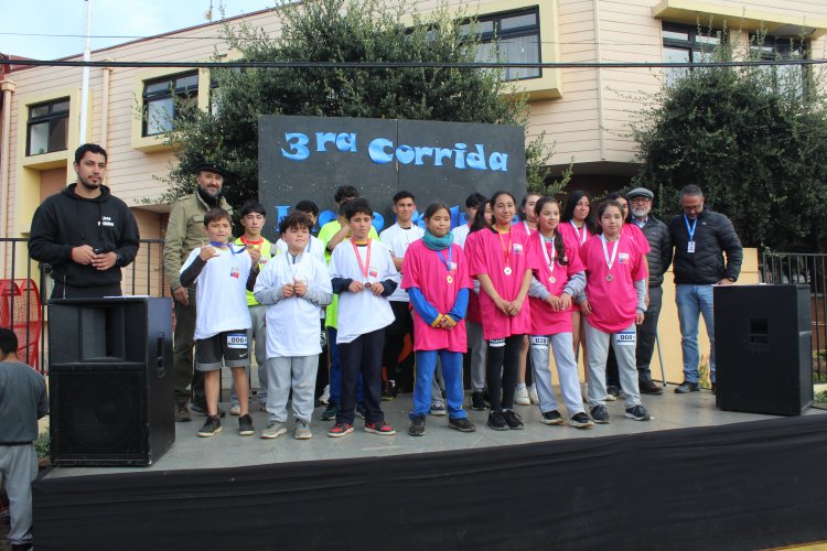 Liceo de Pelluhue desarrolló de forma exitosa tercera versión de prueba atlética
