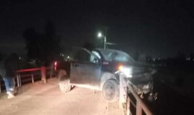 Liberan parte policial del accidente de la camioneta del alcalde Mario Meza