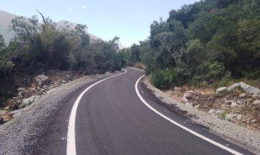 MOP termina pavimentación del camino El Carbonero en la precordillera de Linares