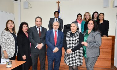 Presidente de la Corte de Talca concluye visitas a tribunales de la jurisdicción