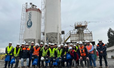 Alumnos del Liceo Politécnico de Linares participaron en la Ruta del Hormigón: una experiencia educativa en el corazón de la construcción
