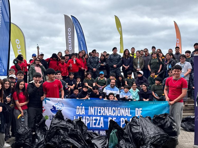 En Constitución conmemoran Día Internacional Limpieza de Playas y Costas para reducir los desechos marinos