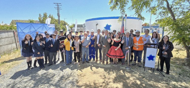 Nuevosur inauguró nuevo estanque de agua potable en San Javier para fortalecer la resiliencia hídrica de la comuna