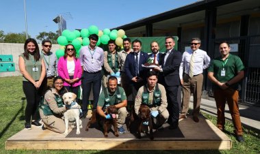 Brigada Canina del SAG celebra 20 años protegiendo la frontera y la sanidad agropecuaria del país