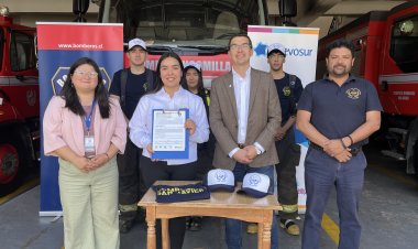 Nuevosur y el Cuerpo de Bomberos de San Javier lanzan campaña de apoyo financiero