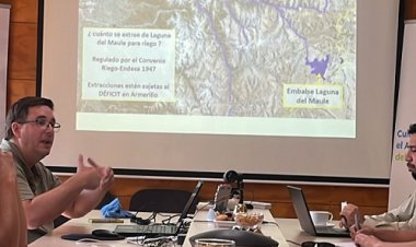 Junta de Vigilancia del Río Maule avanza en la definición de un modelo de operación sustentable para la Laguna del Maule