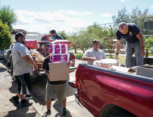 San Javier: retiro de escombros y ayuda social para familias damnificadas en población Diego Portales