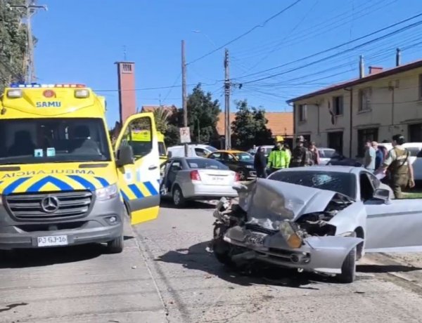 Más de 10 accidentes de trayecto con automóviles ocurre a la semana en la Región del Maule
