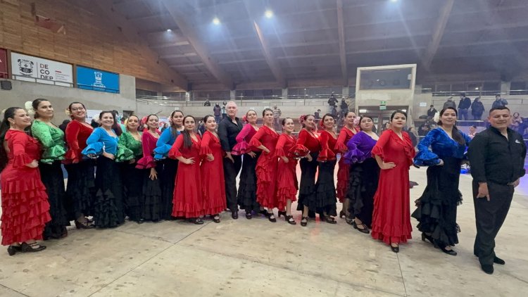 Furia Flamenca Talca brilló en encuentro nacional realizado en Linares