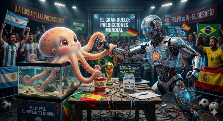 Predicciones mundialeras: ¿La Inteligencia Artificial jubiló al pulpo Paul?