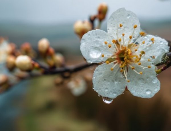 Lluvias primaverales podrían dañar la floración de frutales afectando su producción