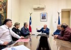 Delegado Christian González recibió a representantes estudiantiles en jornada de movilización