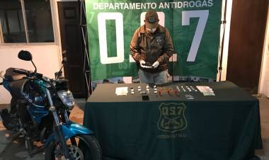 Dos detenidos por microtráfico en Colbún 