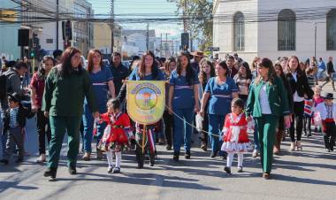 Párvulos se lucieron dando el vamos a Fiestas Patrias en Linares