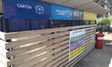 Inauguran “punto verde” en escuela “Los Leones”