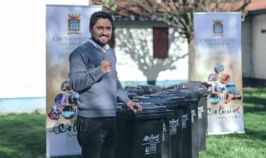 La próxima semana comienza la entrega de  5.500 contenedores de basura en Colbún